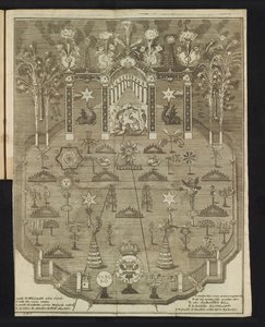 Feuerwerk zur Jubiläumsfeier, 1767 von Pieter Wauters
