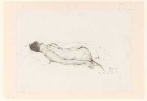 Liegender Akt von Pieter Willem van Baarsel