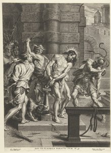 Geißelung Christi durch Soldaten Ego in flagella paratus sum