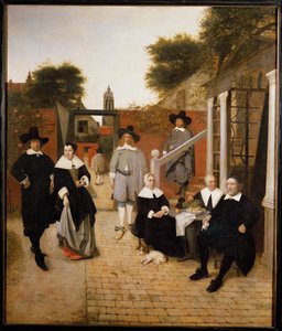 Eine niederländische Familie von Pieter de Hooch