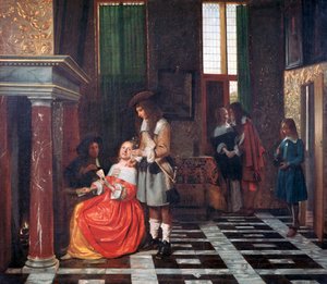 Die Kartenspieler, ca. 1663-1665