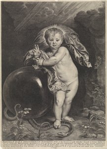 Christuskind mit Reichsapfel