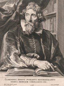 Clarissimus Erycius Puteanus Historiographus, Regius Professor Consiliarius Etc. von Pieter de Jode