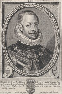 Porträt von Philipp III., König von Spanien von Pieter de Jode II