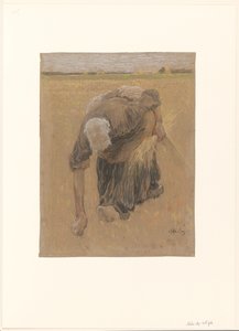 Ährenlesende Frau