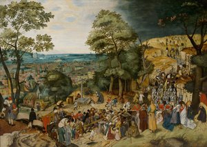 Christus trägt das Kreuz von Brueghel, Pieter, der Jüngere