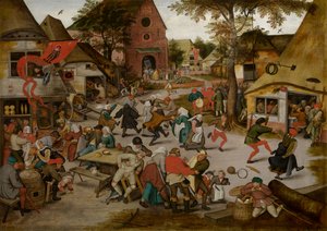 Kirmes des Festes des Heiligen Georg von Pieter the Younger Brueghel