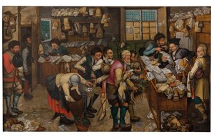 Die Zahlung des Zehnten von Pieter the Younger Brueghel