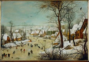 Winterlandschaft von Pieter the Younger Brueghel