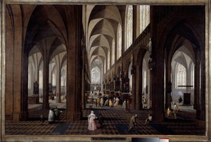 Innenansicht der Kathedrale von Antwerpen