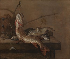 Stillleben mit Fisch