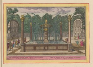 Brunnen des Dornzieher in den Gärten des Königlichen Palastes von Aranjuez