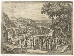 Christus antwortet den Jüngern des Johannes von Pieter van der Borcht (I)
