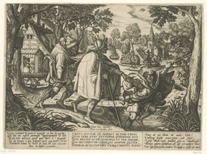 Gleichnis von den zwei Blinden von Pieter van der Heyden