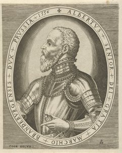 Porträt von Albrecht Friedrich, Markgraf von Brandenburg von Pieter van der Heyden
