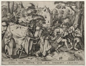 Die Hochzeit von Mopsus und Nisa, 1570 von Pieter van der Heyden
