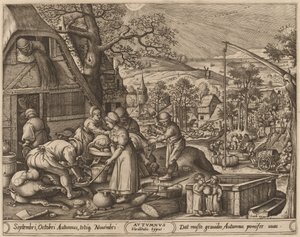 Herbst von Pieter van der Heyden after Hans Bol