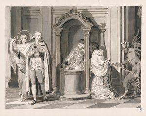 Beichte oder Buße aus Die sieben Sakramente von Pietro Antonio Novelli