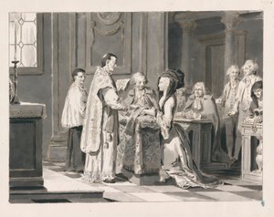 Ehe aus Die sieben Sakramente von Pietro Antonio Novelli