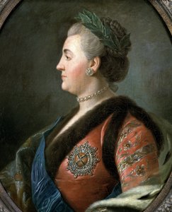 Porträt von Katharina II. der Großen, Kaiserin von Russland