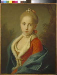 Porträt von Prinzessin Katharina von Holstein-Beck, 1760-62