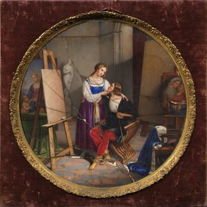 Raffael und die Fornarina von Pietro Bagatti Valsecchi