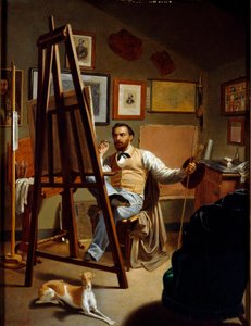 Das Atelier des Malers von Pietro Barabino