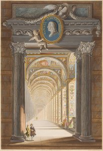 Perspektivische Ansicht der Loggien von Pietro Camporesi