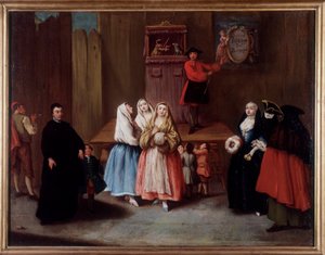 Eine Puppenshow in Venedig (Gemälde)
