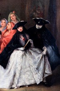 Der Scharlatan (Detail), ca. 1757 von Pietro Longhi