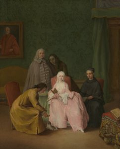 Der Besuch, 1746 von Pietro Longhi