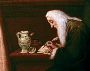 Der Apotheker (Detail)
