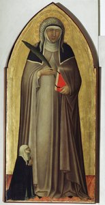 Polyptychon des Lebens der Beata Umilta (Detail) von Pietro Lorenzetti