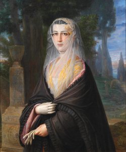 Am Grand Champs des Morts, Istanbul, Mitte des 19. Jahrhunderts von Pietro Luchini