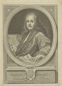 Porträt des Dichters Paolo Minucci 1606-1695, 1720er Jahre