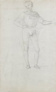 Studie für eine Figur in einer Anbetung der Könige