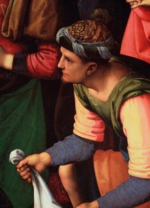 Die Kreuzabnahme oder Klage über den Tod Christi (Detail)