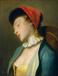 Ein schlafendes Mädchen, 1760-1762