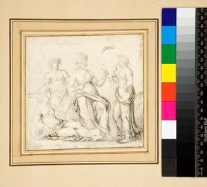 Athena und drei Frauen