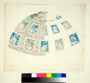 Gewölbe der Villa Madama von Pietro Santi Bartoli