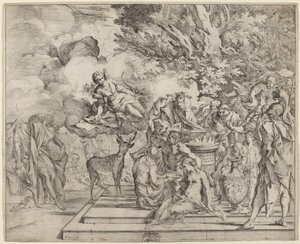 Das Opfer der Iphigenie von Pietro Testa