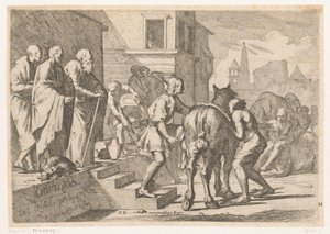 Abreise des verlorenen Sohnes von Pietro Testa