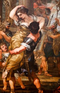 Der Raub der Sabinerinnen 1629 von Pietro da (1596 1669) Cortona