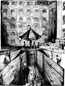 Illustration aus dem Buch Lenins Leben, 1936 von Piotr Nicholaevich Staronosov