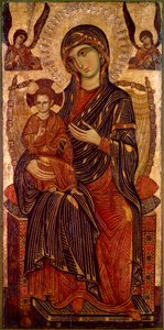 Jungfrau und Kind auf dem Thron, ca. 1280