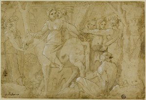 Die Flucht der Clelia von Polidoro da Caravaggio