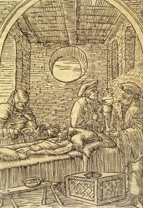Verabreichung von Heilkräutern, 1534