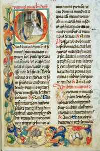 Die Verkündigung aus dem Pontifikale von Bischof Erasmus Ciolek, ca. 1510 von Polish School