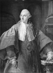 Porträt des Fürsten Abbondio Rezzonico als Senator von Rom von Pompeo Girolamo Batoni