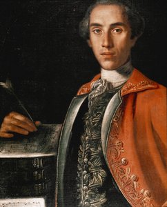 Porträt des italienischen Komponisten Leonardo Leo (1694-1744)